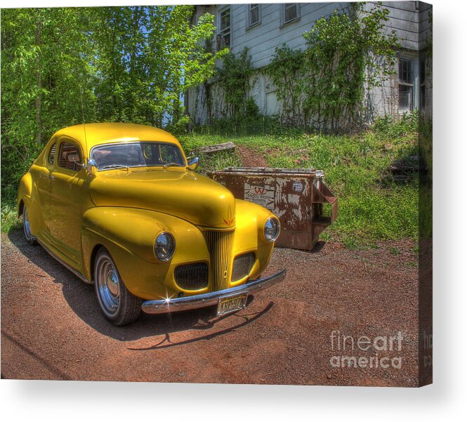 Abandoned Classic Acrylic Print featuring the photograph Abandoned Classic by Lee Dos Santos