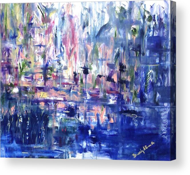 Abstract Acrylic Print featuring the painting Acceptance Too by Beverly Smith