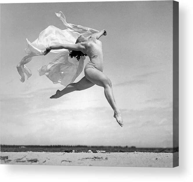1930's Acrylic Print featuring the photograph An Exuberant Dance To Spring by Underwood Archives