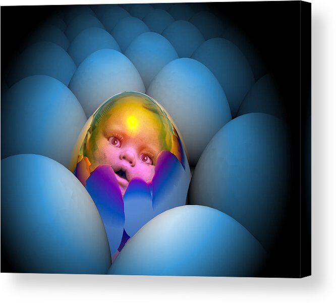 Doll Acrylic Print featuring the photograph Birth by Jim Painter