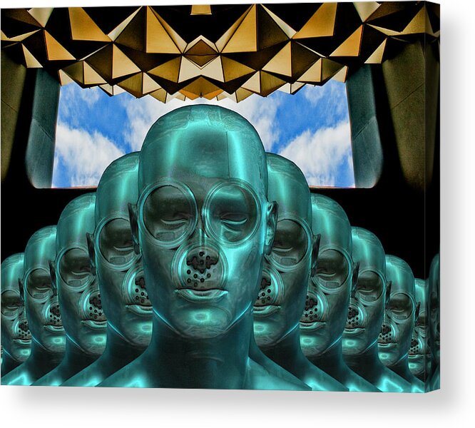 Science Fiction Acrylic Print featuring the photograph Clone Factory by Jim Painter