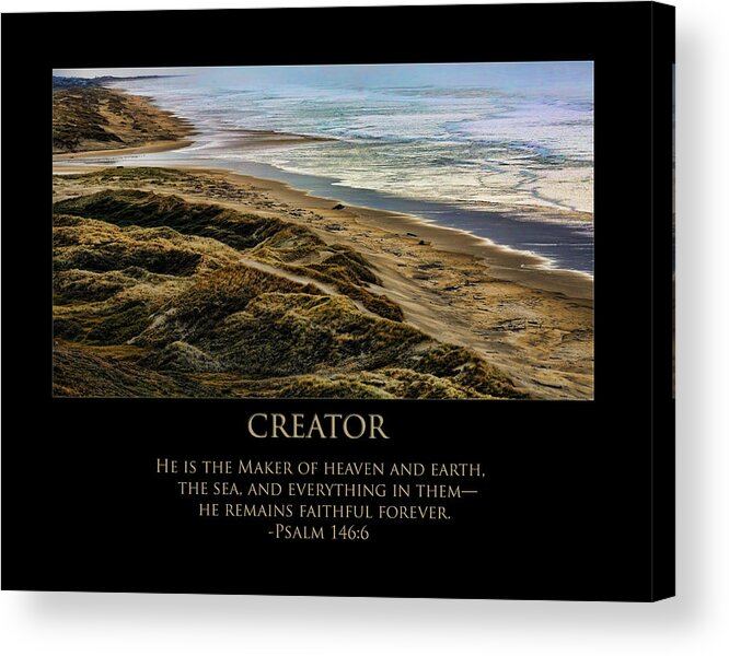 Beautiful Landscape Acrylic Print featuring the photograph Creator by Bonnie Bruno