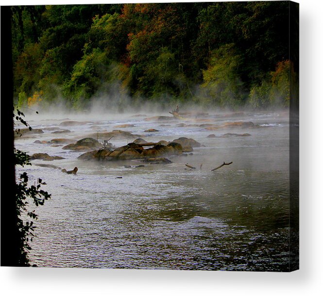 River Acrylic Print featuring the photograph Dawn On The River by Lisa Scott