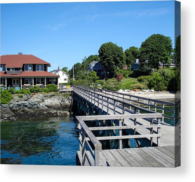 Little Diamond Acrylic Print featuring the photograph Dock side by Al Griffin