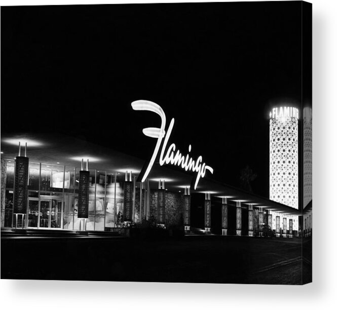 1960s Acrylic Print featuring the photograph Flamingo Hotel, Las Vegas, Nevada by Everett