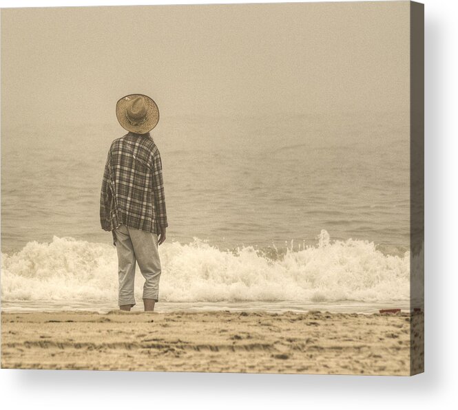 Jones Beach Acrylic Print featuring the photograph Focus on the Fog by Roni Chastain