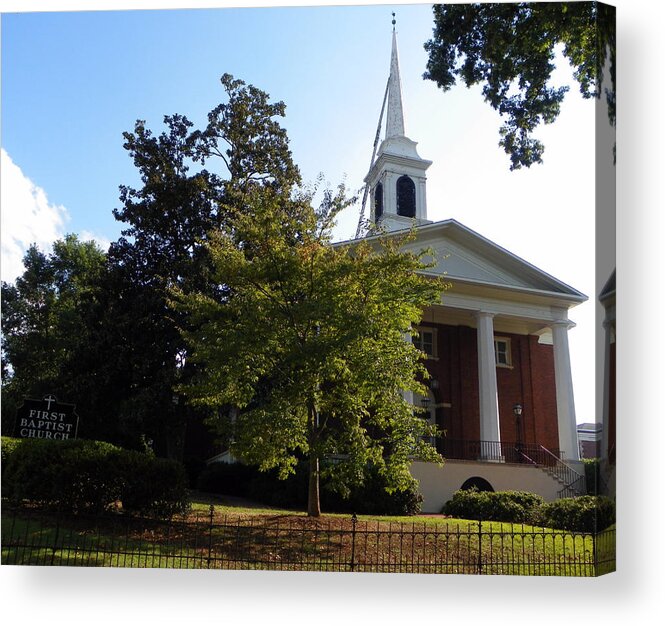 Georgia Architecture Acrylic Print featuring the photograph Georgia Churches I by Sheri McLeroy