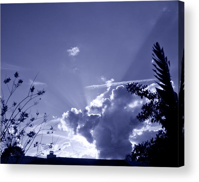 Sunset Acrylic Print featuring the photograph Glorious Sunset by Roger Wedegis