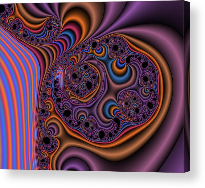 Fractals Acrylic Print featuring the photograph Innards by Linda Kish
