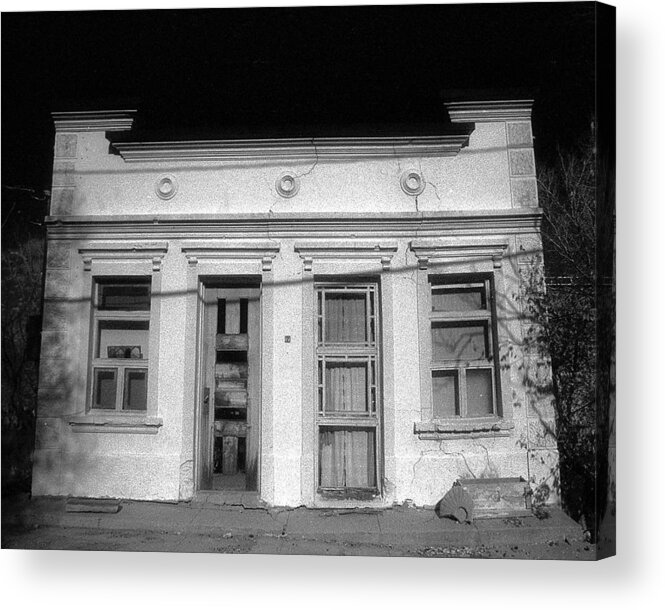 Ghost Town Acrylic Print featuring the photograph Jerome Infrared by Jim Painter