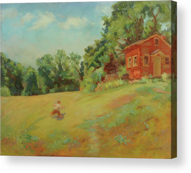 Home Acrylic Print featuring the painting Joy by Bruce Zboray