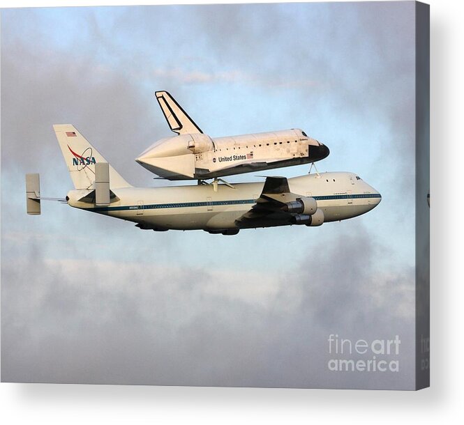Art Acrylic Print featuring the photograph NASA's Old Reliable - N905NA by Alex Esguerra