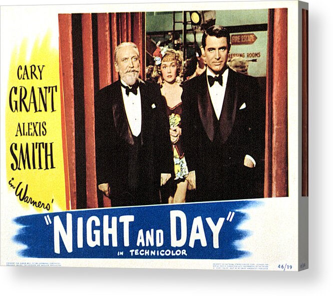 1940s Movies Acrylic Print featuring the photograph Night And Day, Monty Woolley, Jane by Everett