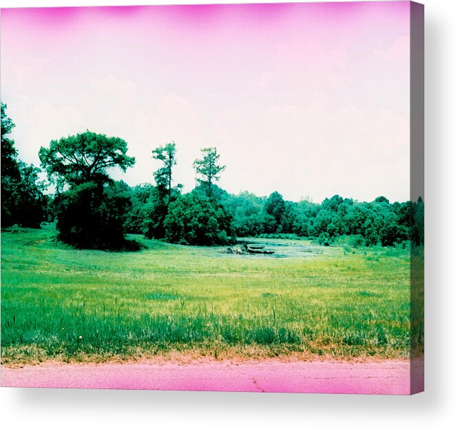 Louisiana Acrylic Print featuring the photograph Psychedelic Slew by Doug Duffey