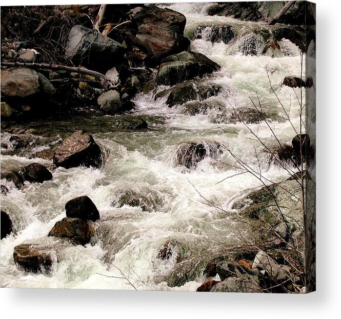  Acrylic Print featuring the photograph Seasonal Creek by William McCoy
