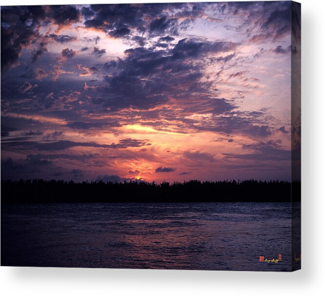 Sea Acrylic Print featuring the photograph Sunset Off Mallory Square 14S by Gerry Gantt