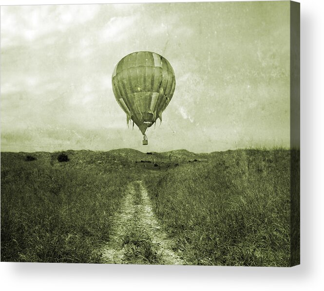 Hot Acrylic Print featuring the photograph Vintage Ballooning by Betsy Knapp