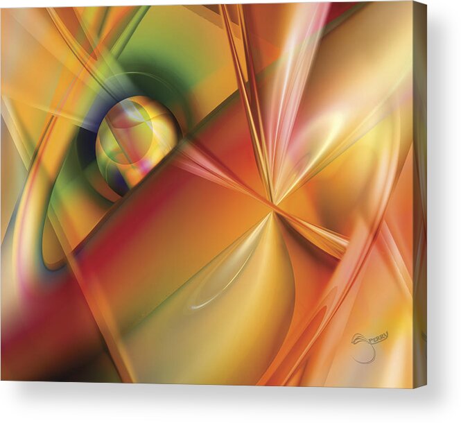 Withease Acrylic Print featuring the digital art With Ease by Steve Sperry