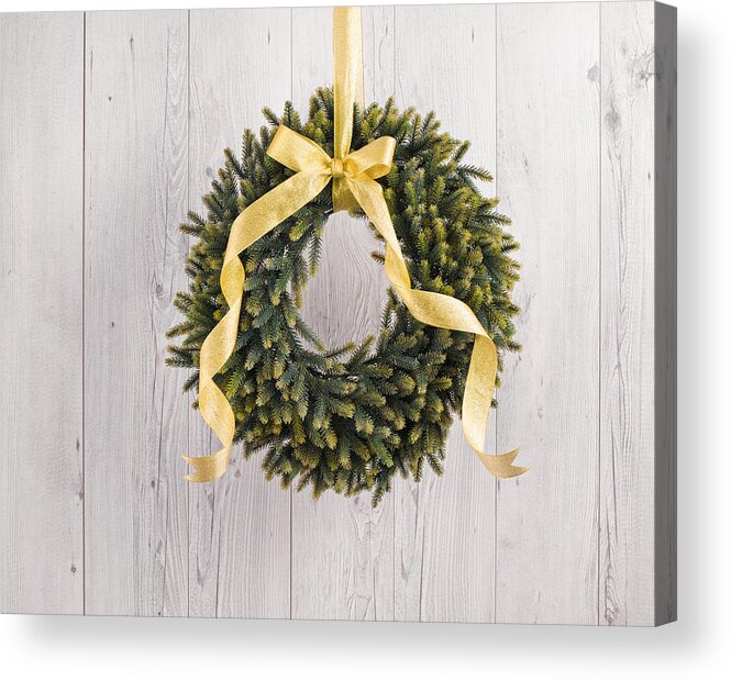 Advent Acrylic Print featuring the photograph Advents wreath #1 by U Schade