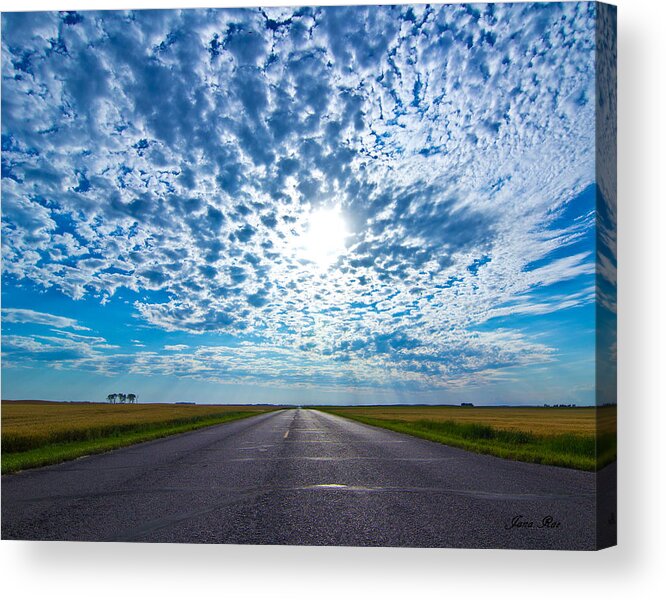 Highway Acrylic Print featuring the photograph Endless Highway 2 #1 by Jana Rosenkranz