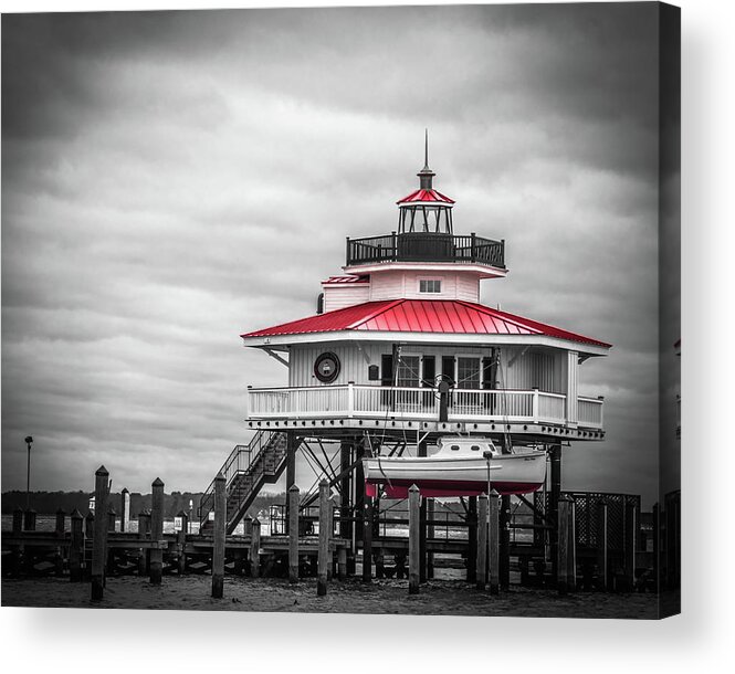 Blackwater Wildlife Refuge Acrylic Print featuring the photograph Stormy Waters by Kathi Isserman