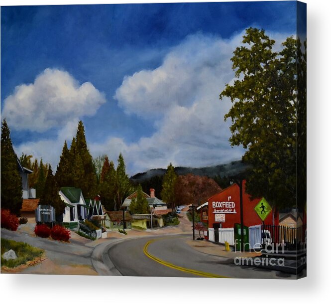 North Fork Acrylic Print featuring the painting Sweet Home North Fork by Mary Beth Harrison