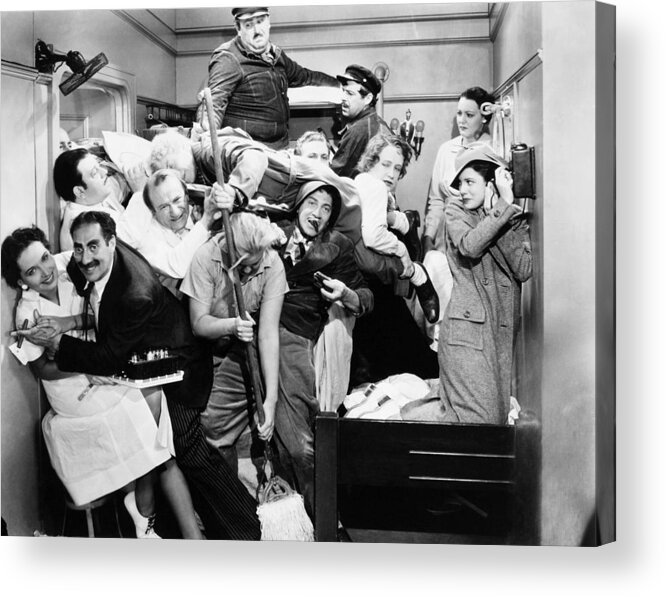 1935 Acrylic Print featuring the photograph The Marx Brothers, 1935 #1 by Granger