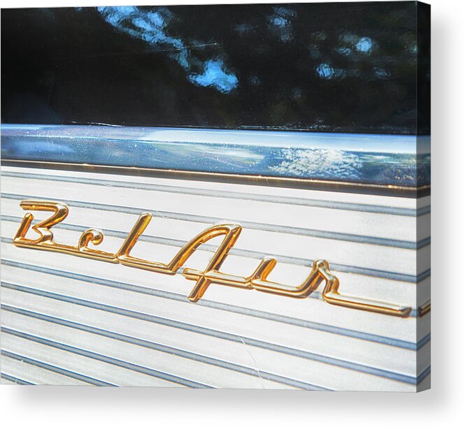 Chevy Acrylic Print featuring the photograph 1957 Chevrolet Bel Air by Theresa Tahara