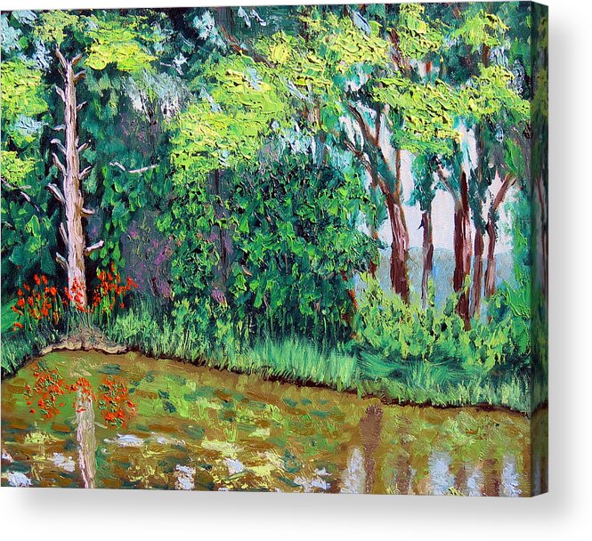 Plein Air Acrylic Print featuring the painting Bcsp 6 29 #2 by Stan Hamilton