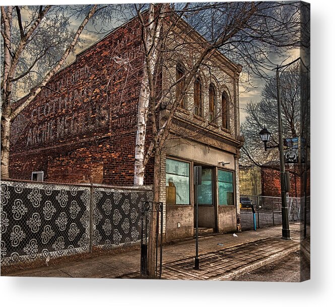 Abandoned Acrylic Print featuring the photograph 232 Simpson St. TEXTURE by Jakub Sisak