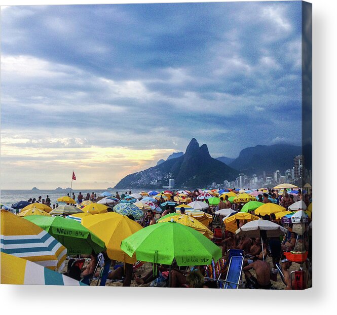 Mountain Acrylic Print featuring the photograph Rio de Janeiro #34 by Cesar Vieira