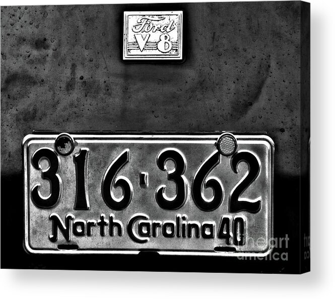 Ford Acrylic Print featuring the photograph 40 Ford by Randy Rogers