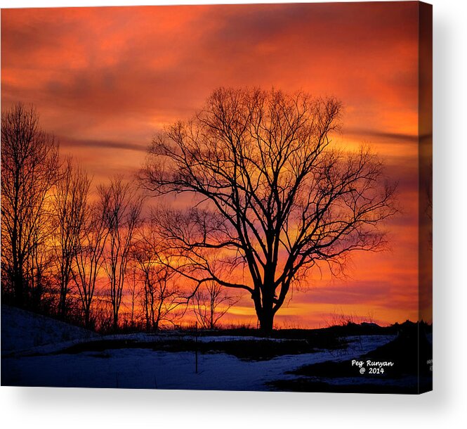  Acrylic Print featuring the photograph 8x10 Magnificient Morning by Peg Runyan