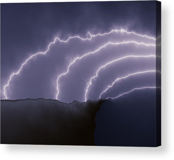 Vic Eberly Acrylic Print featuring the digital art A Fatal Attraction by Vic Eberly
