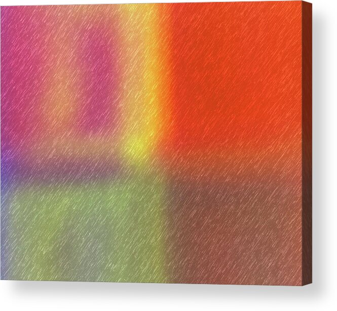 Abstract Acrylic Print featuring the digital art Abstract 5791 by Steve DaPonte