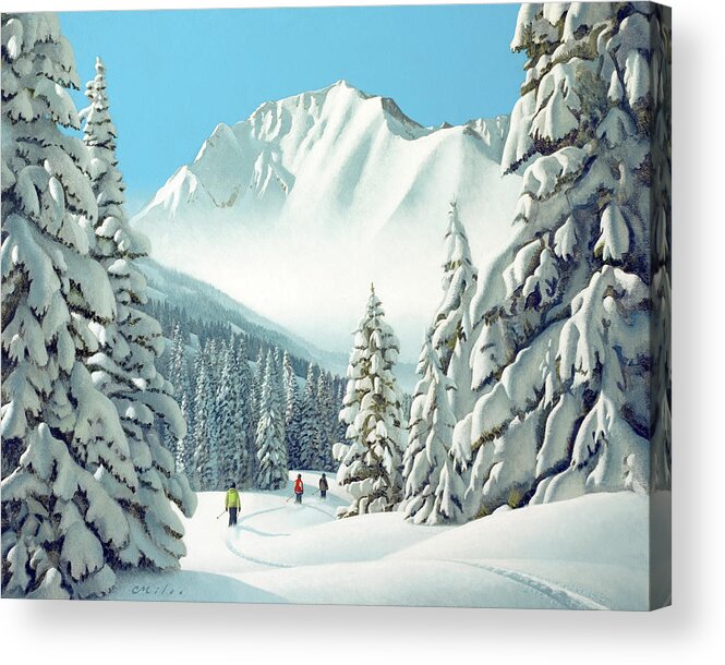 Alta Acrylic Print featuring the painting Albion by Chris Miles