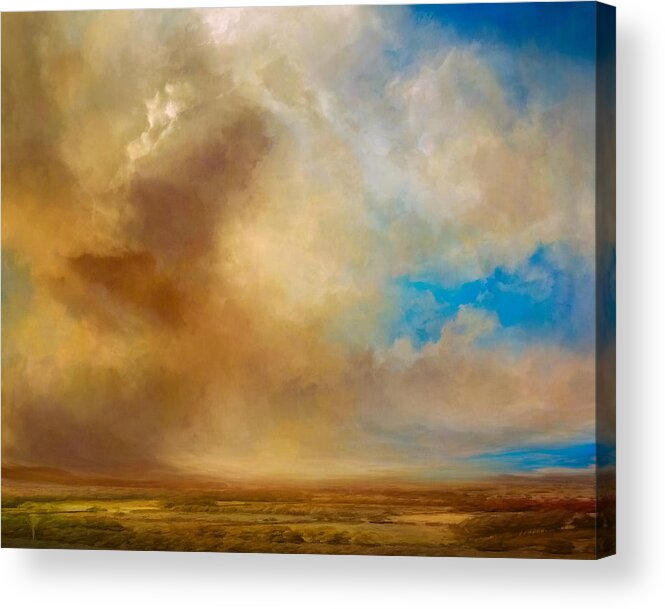 Lc Bailey Acrylic Print featuring the mixed media Apple Valley by Lonnie Christopher