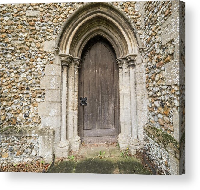 Jean Noren Acrylic Print featuring the photograph Arched Doorway by Jean Noren