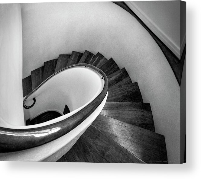 Architecture Acrylic Print featuring the photograph Art Mimics Life by Denise Dube