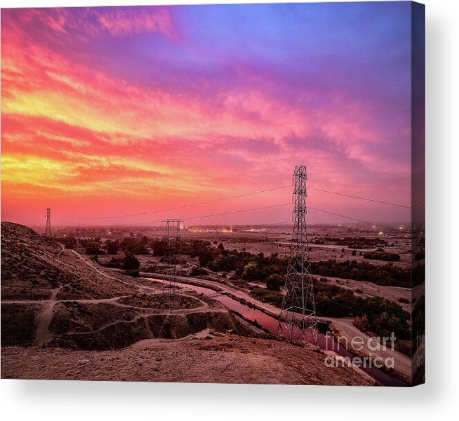 Bakersfield Acrylic Print featuring the photograph Bakersfield by Anthony Michael Bonafede
