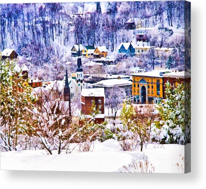 Landscape Acrylic Print featuring the photograph Barre From BDP by Jim Proctor
