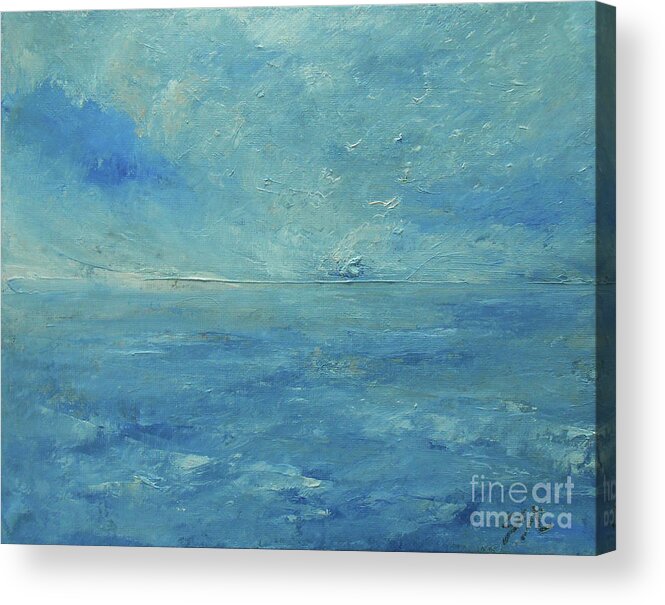 Abstract Acrylic Print featuring the painting Be Free by Jane See
