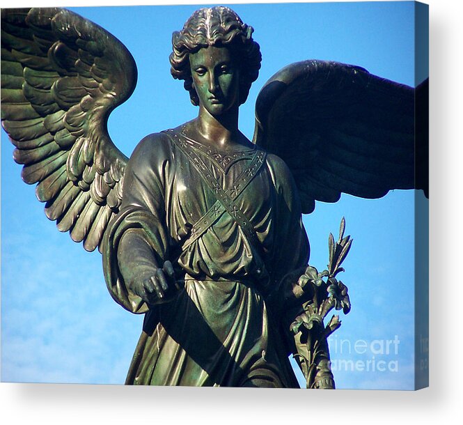 Bethesda Fountain Angel by Anne Ferguson