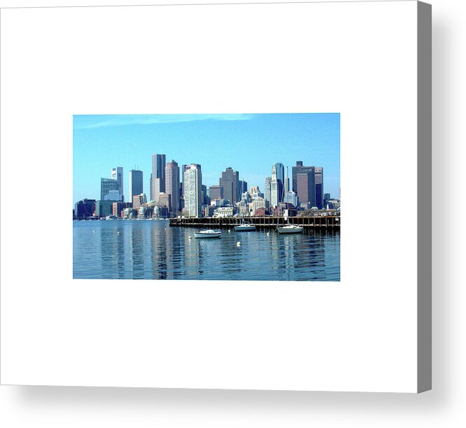 Boston Acrylic Print featuring the photograph Boston Reflected by Caroline Stella