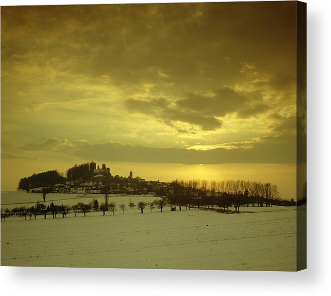 Castle Acrylic Print featuring the photograph Burg Stolpen by Stolpen