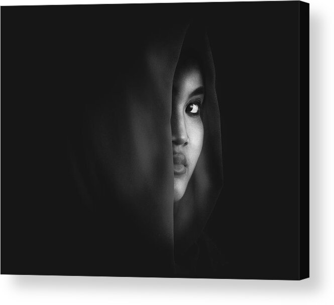 Bw Acrylic Print featuring the photograph Burn Eye by Ivan Marlianto