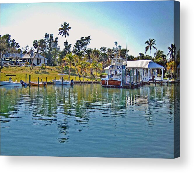 Water Acrylic Print featuring the photograph Cabbage Key by Michael Thomas