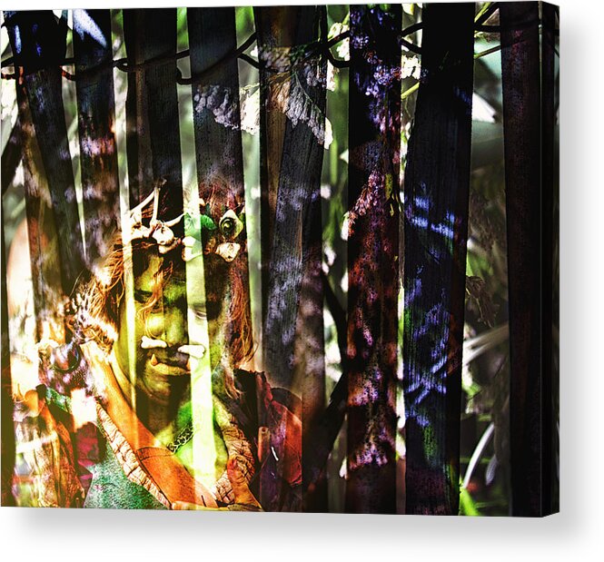 Cage Acrylic Print featuring the photograph Caged by Camille Lopez