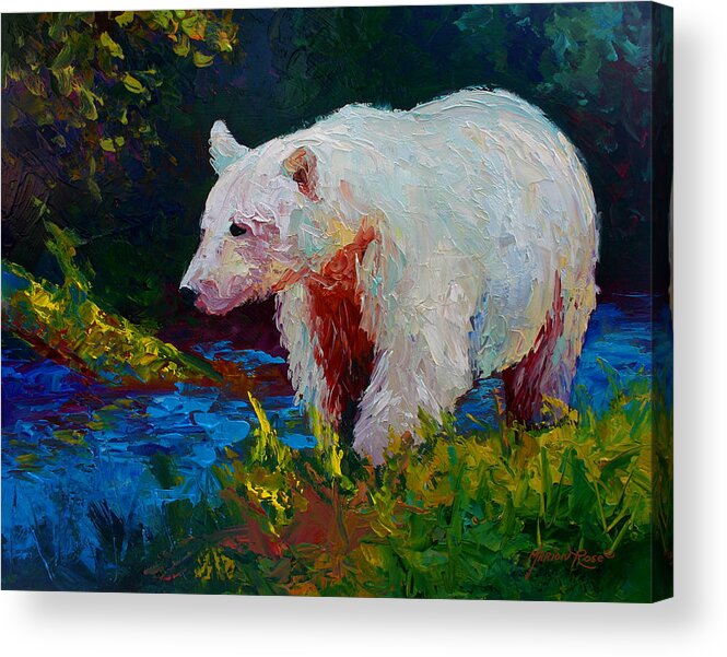 Western Acrylic Print featuring the painting Capture The Spirit by Marion Rose