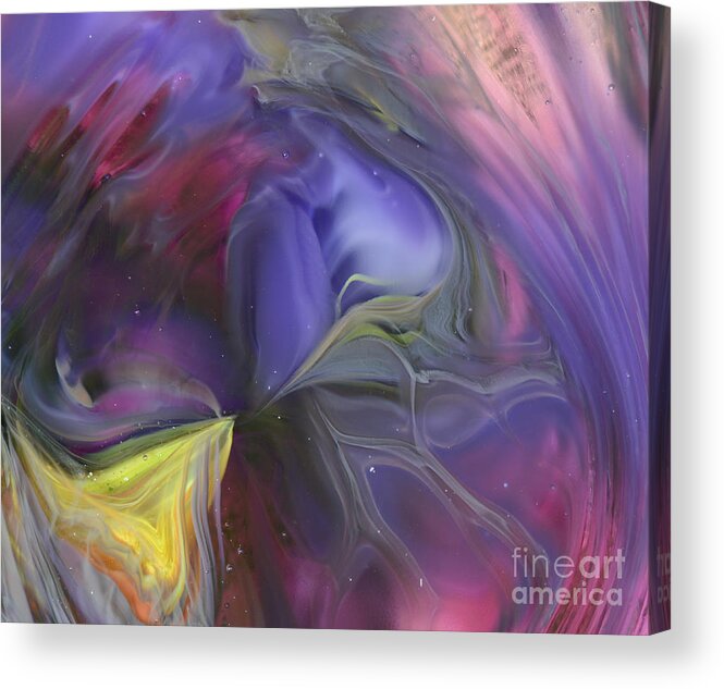 Glass Acrylic Print featuring the photograph Celestial Vortex by Kimberly Lyon